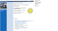 Desktop Screenshot of praxisklinik-sonnenhaus.de