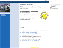 Tablet Screenshot of praxisklinik-sonnenhaus.de